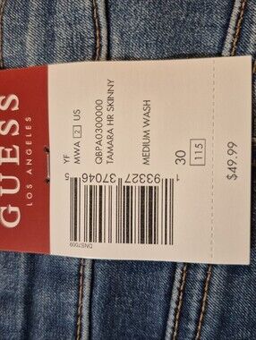 GUESS Tamara Skinny Jeans in Medium Wash Blue